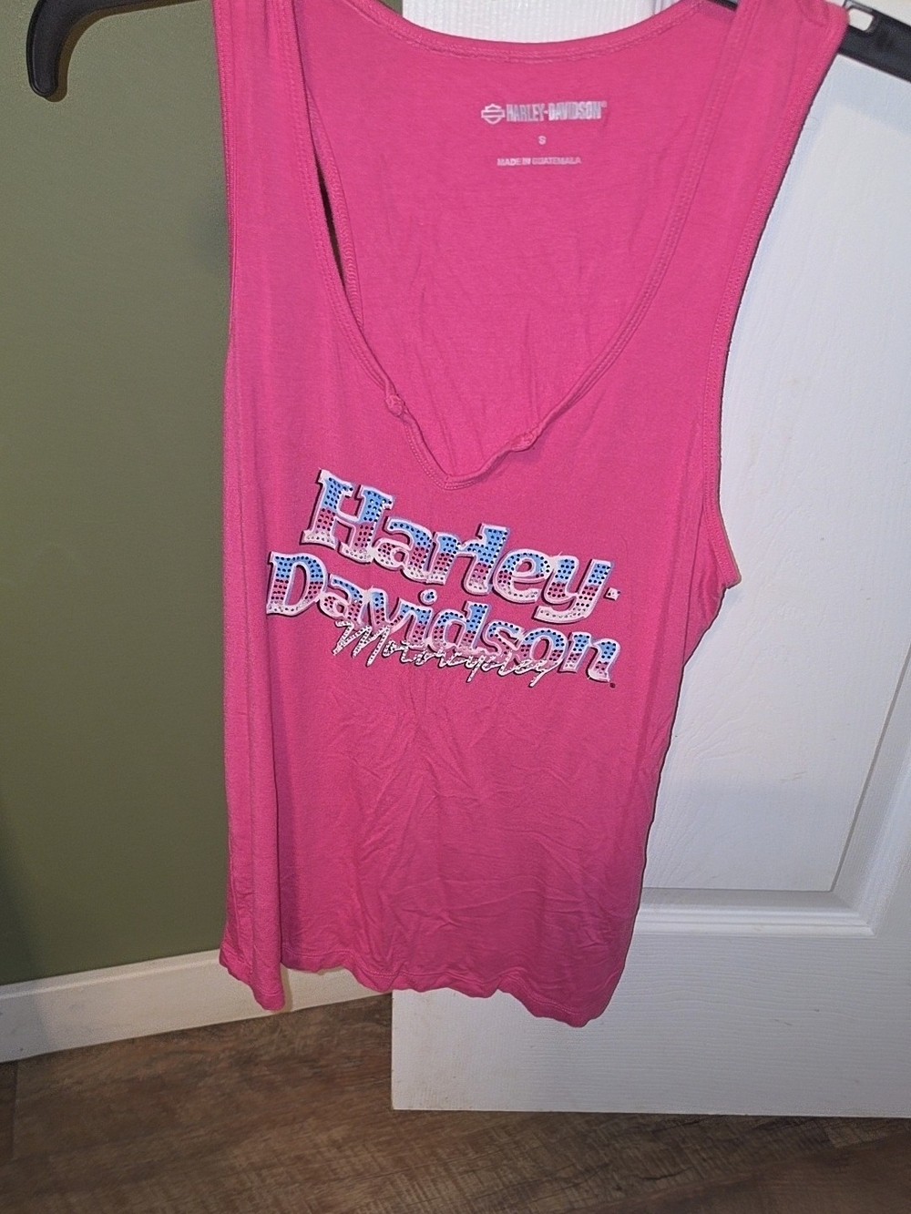 Harley-Davidson Hot Pink Women's Logo Tank Top